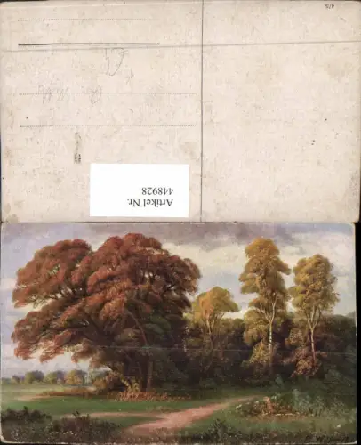 448928,Künstler AK R. Witt Landschaft Wald