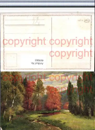 469085,Künstler AK N. Friedrich Landschaft Wald