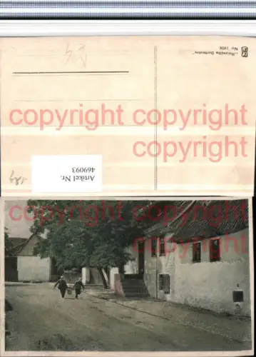 469093,Künstler AK Dorfmotiv Haus Kinder Eimer