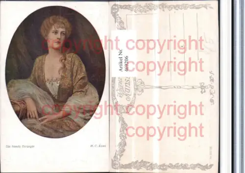 469206,Künstler AK H. C. Kosel Die blonde Herzogin Portrait pub B.K.W.I. 181euro16