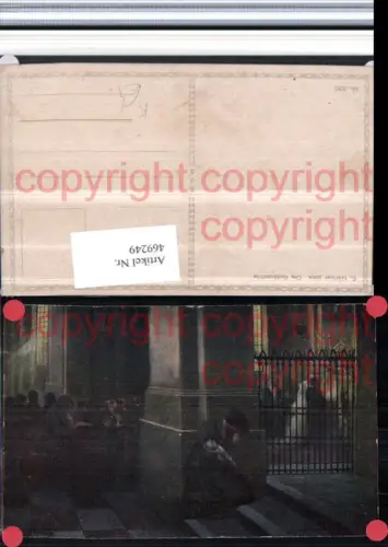 469249,Künstler AK E. Gärber Die Getäuschte Frau Trauer Hochzeit