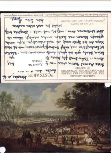 520458,Künstler AK A. F. Van der Meulen Ausfahrt Ludwig XIV nach Vincennes