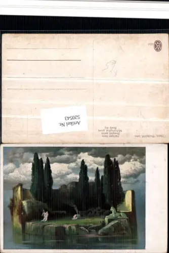 520543,Künstler AK Herm. Rüdisühli Heiliger Hain Insel