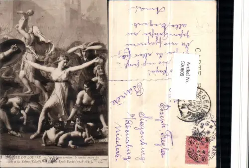 520609,Künstler AK Jarques-Louis David Les Sabines Frauen Kinder