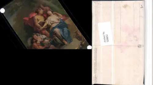 520652,Künstler AK F. Sigrist Bacchus u. Ariadne Engel Teufel