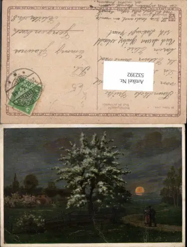 532392,Künstler AK W. Eilers Mond St. Pfullendorf n Gengenbach