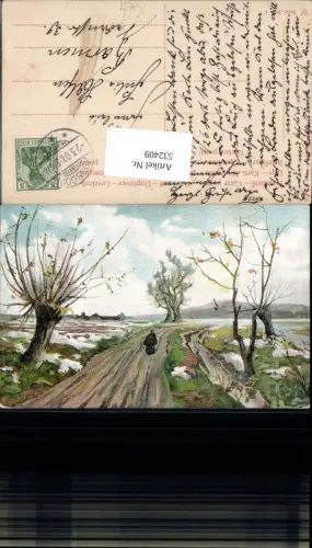 532409,Künstler AK Aquarell pub Dr. Trenkler 383-4 Stp. Ronsdorf n. Barmen