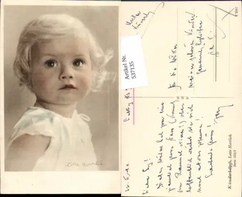 537135,tolle Künstler AK Lotte Herrlich Kinderköpfe Serie 223euro3 Mädchen Portrait