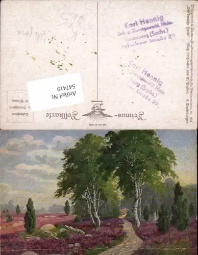 547419,Künstler AK C. Present Bremen Lüneburger Heide Lüneburg Allegorie pub Primus