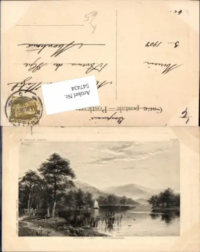 547434,Künstler AK H. Colls Binnensee See