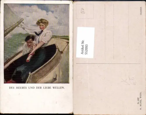 552093,Künstler AK Munk Vienne 837 Clarence F. Underwood Boot