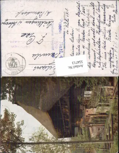 554664,Farbenphotographische Gesellschaft Stuttgart Feldpost Schwetzingen