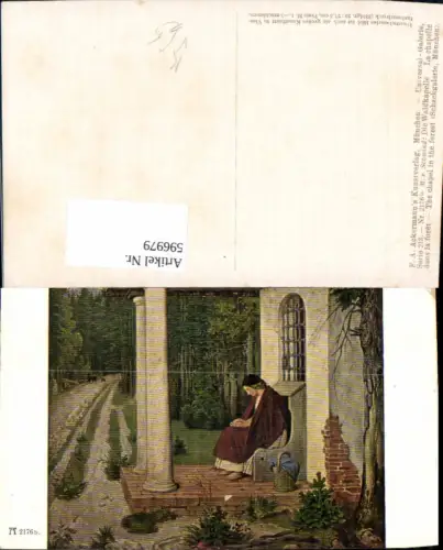 596979,Künstler Ak M. v. Schwind Die Waldkapelle pub F. A. Ackermann 213euro2176b