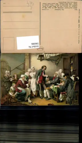 596986,Künstler Ak Jean Baptiste Greuze Die Dorfbraut Frau pub Stengel Co 29887