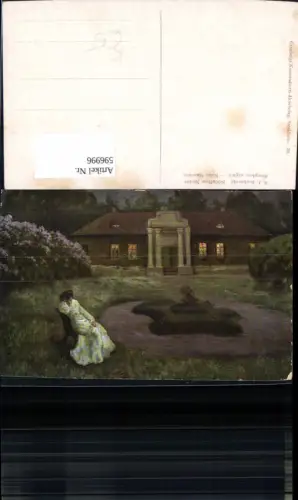 596996,Künstler Ak S. J. Joukovski Schlaflose Nächte