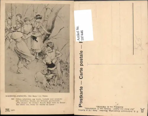 597446,Künstler Ak K. Fröschl Der Heini v. Steier v. Scheffel pub F. A. Ackermann 119euro1487