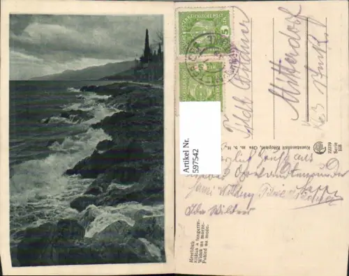 597542,Künstler Ak Meerblick Küste Landschaft pub Kilophot 108euro22379