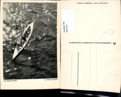 597575,Künstler Ak Dr. Wolff u. Tritschler Vom Winde getrieben pub Jugendherbergsverlag Detmold