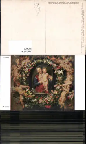 597603,Künstler Ak Peter Paul Rubens Madonna pub F. A. Ackermann 2193b