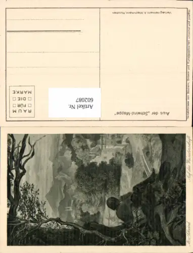 602087,Künstler AK M. v. Schwind Wanderschaft