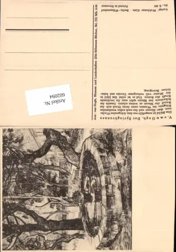 602094,Künstler AK Vincent van Gogh Springbrunnen pub Woldemar Klein K 626