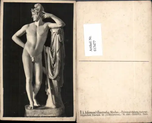617477,Künstler Ak Canova Paris Statue Skulptur pub F. A. Ackermann 2766