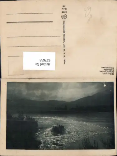 627638,Künstler Ak Glitzerspiel Fluss Landschaft pub Kilophot 24785euro105