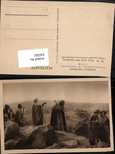 545562,Passionsspiele Oberammergau Jesus weint über Jerusalem pub Traut phot. 53