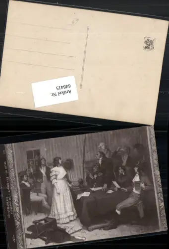 648415,Künstler AK Ed. Lapeyre Die Verdächtige Salon de 1911