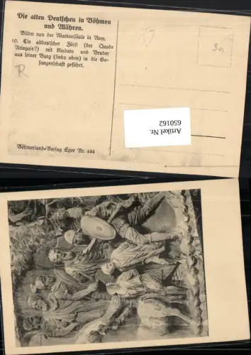 650162,Böhmerland Verlag Eger Cheb Die Alten Deutschen in Böhmen Mähren Markussäule Rom