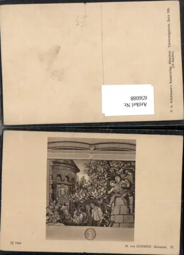 656088,Künstler Ak M. von Schwind Melusine