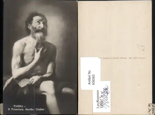 656563,Künstler Ak R. Pinacoteca Murillo Giobbe