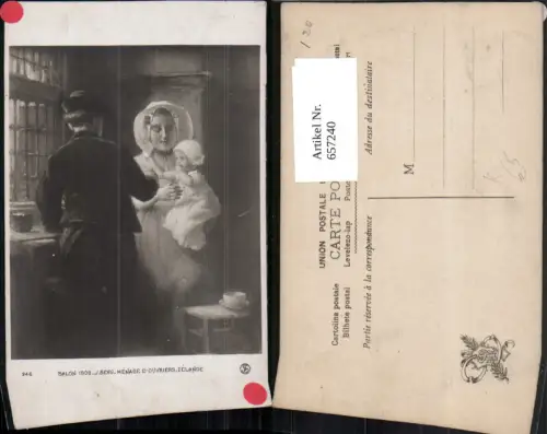 657240,Künstler Ak J. Berg Menage d Ouvriers Zelande