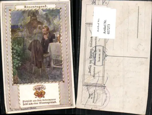 657273,Künstler AK F. Kuderna Wikinger Ahnentugend pub Verein Südmark 236