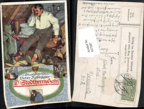 657287,R. Assmann D`Stodtherrn Hosn Peter Rosegger pub Verein Südmark 134