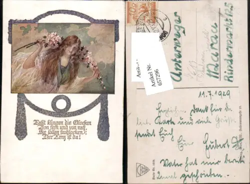 657296,Künstler AK Pierre Auguste Renoir Jugendstil Art Nouveau pub Dt. Schulverein 1078