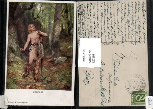 657298,Künstler AK Siegfried pub M. Munk Vienne 282