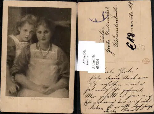 657302,Künstler AK Sestry Schwestern Mädchen