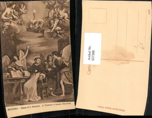 657308,Künstler AK Guercino S. Tommaso d Aquino Chiesa di S. Domenico Bologna