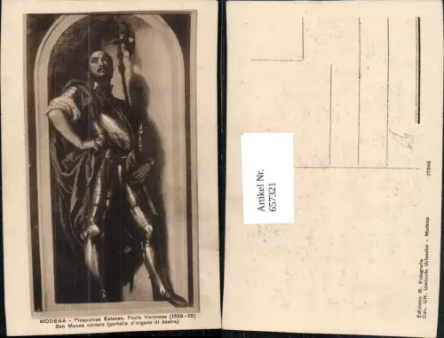 657321,Künstler AK Paolo Veronese San Menna soldato Soldat