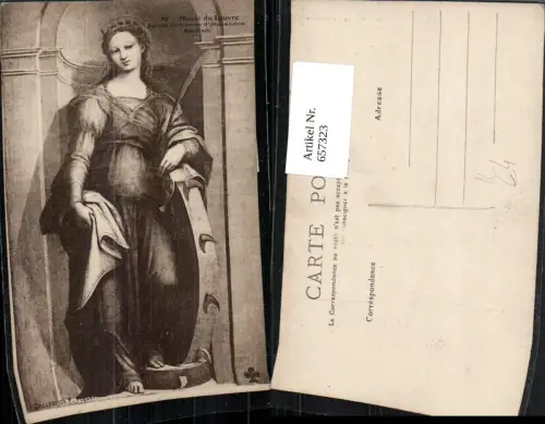 657323,Künstler AK Raphael Sainte Catherine d Alexandria