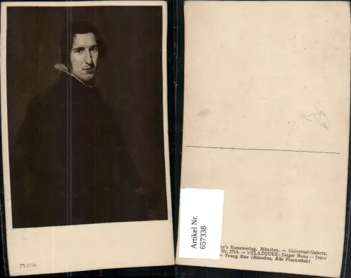657338,Künstler AK Velaquez Junger Mann Jeune Young Man
