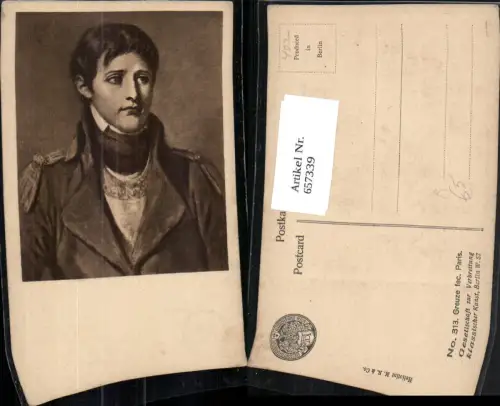 657339,Künstler AK Greuze fec. Paris Junger Mann Portrait