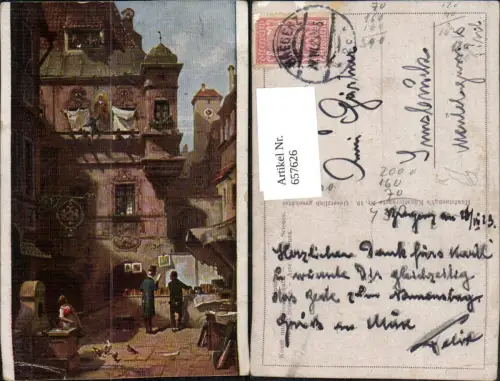 657626,Künstler AK K. Spitzweg Kunst u. Wissenschaft