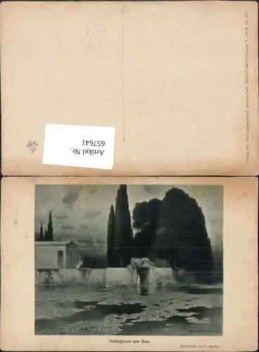 657641,Künstler AK F. Keller Heiligtum a. See