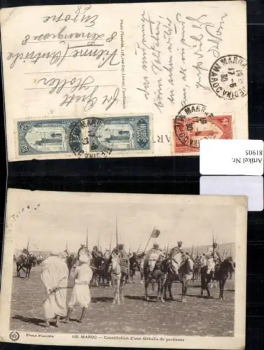 81905,Marokko Krieger Männer zu Pferde Pferd