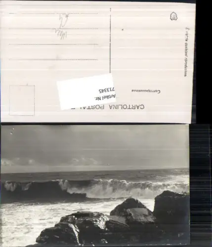 713345 Foto-AK Meer Wellen Brandung