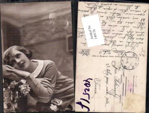 149176,Schöne Frau Fotomontage Rose Blumen pub Bergeret