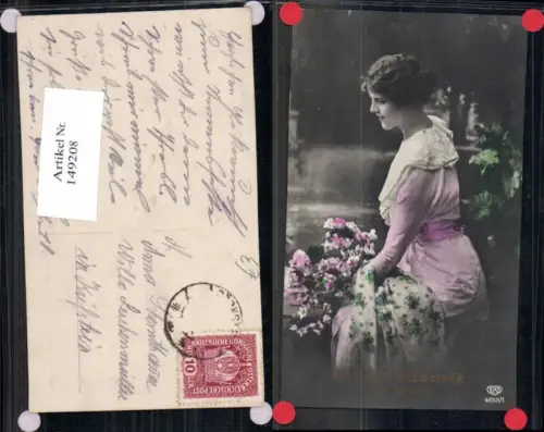 149208,Schöne Frau Blumen EAS 4053-1