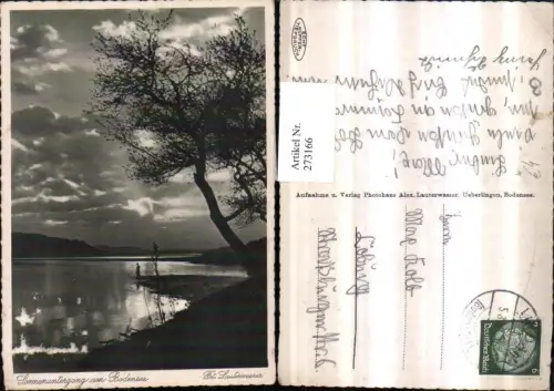 273166,Foto Lauterwasser Sonnenuntergang am Bodensee Partie b. Lindau